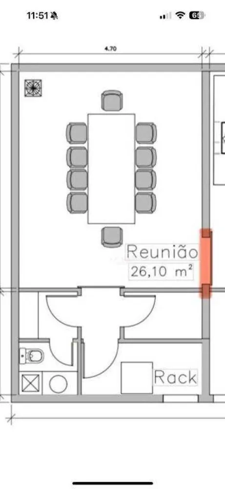 Sala-Conjunto, 43 m² - Foto 3