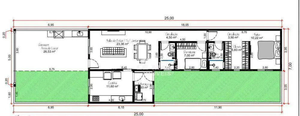 Casa, 2 quartos, 90 m² - Foto 12