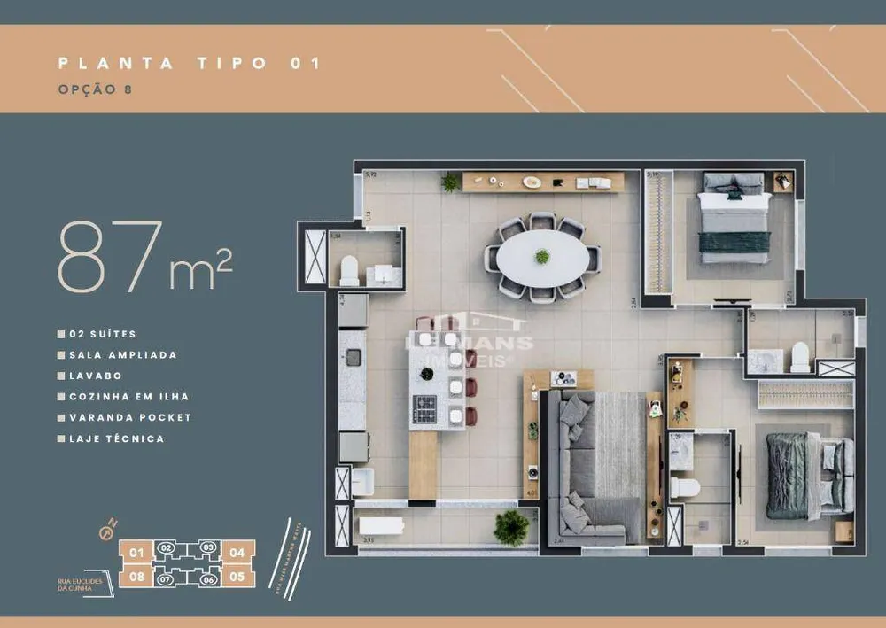 Apartamento, 2 quartos, 65 m² - Foto 10