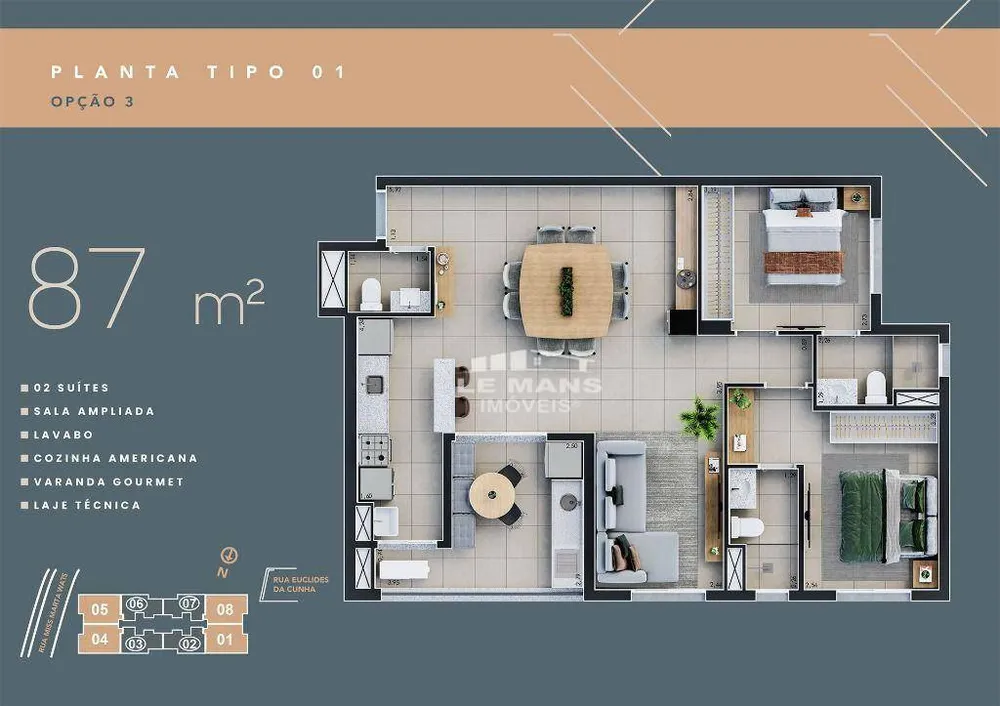 Apartamento, 2 quartos, 65 m² - Foto 11