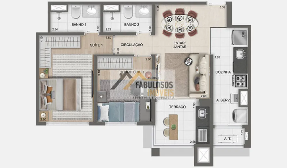Apartamento, 3 quartos, 120 m² - Foto 6