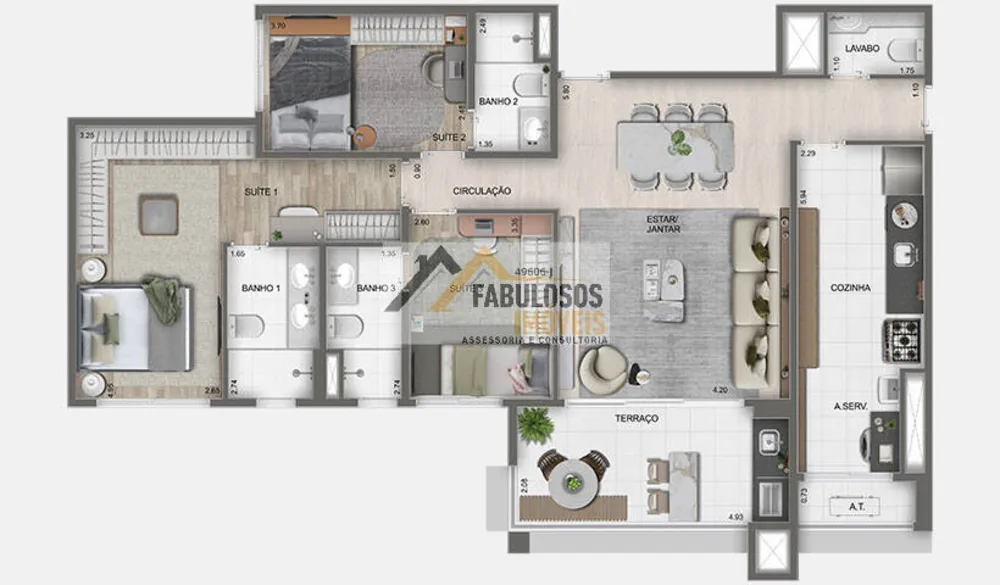 Apartamento, 3 quartos, 80 m² - Foto 6
