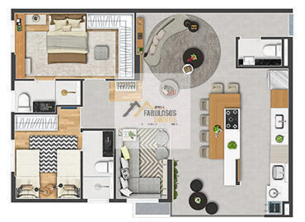 Apartamento, 2 quartos, 65 m² - Foto 10