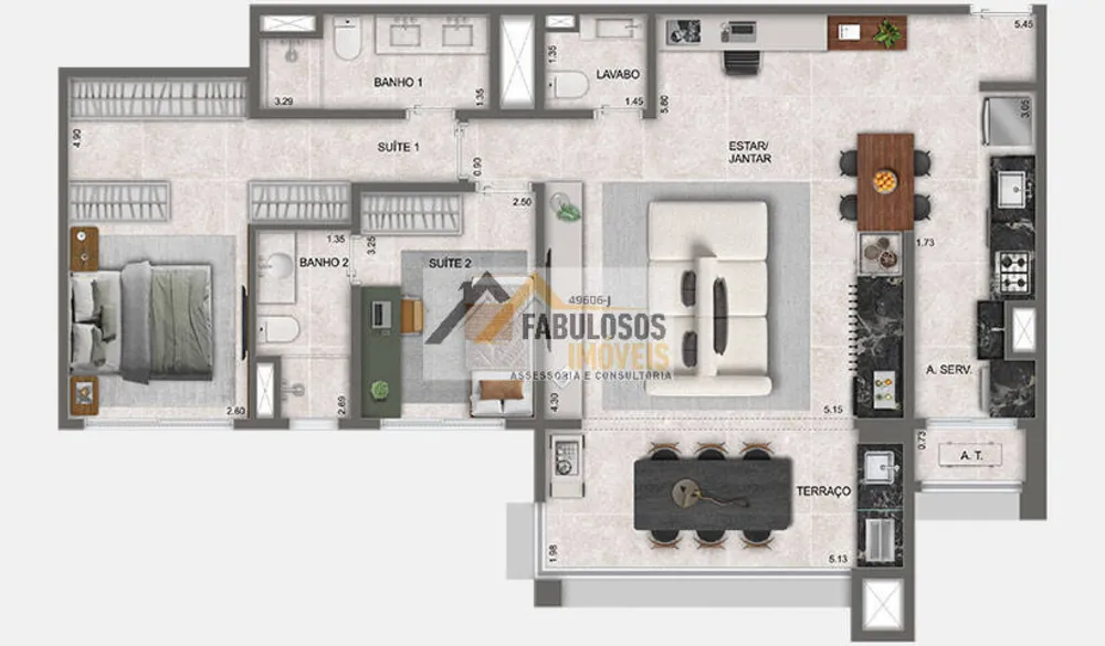 Apartamento, 2 quartos, 72 m² - Foto 6