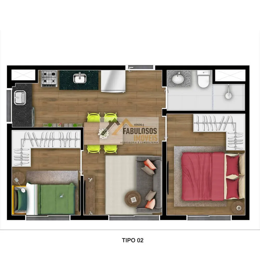 Apartamento, 26 m² - Foto 10