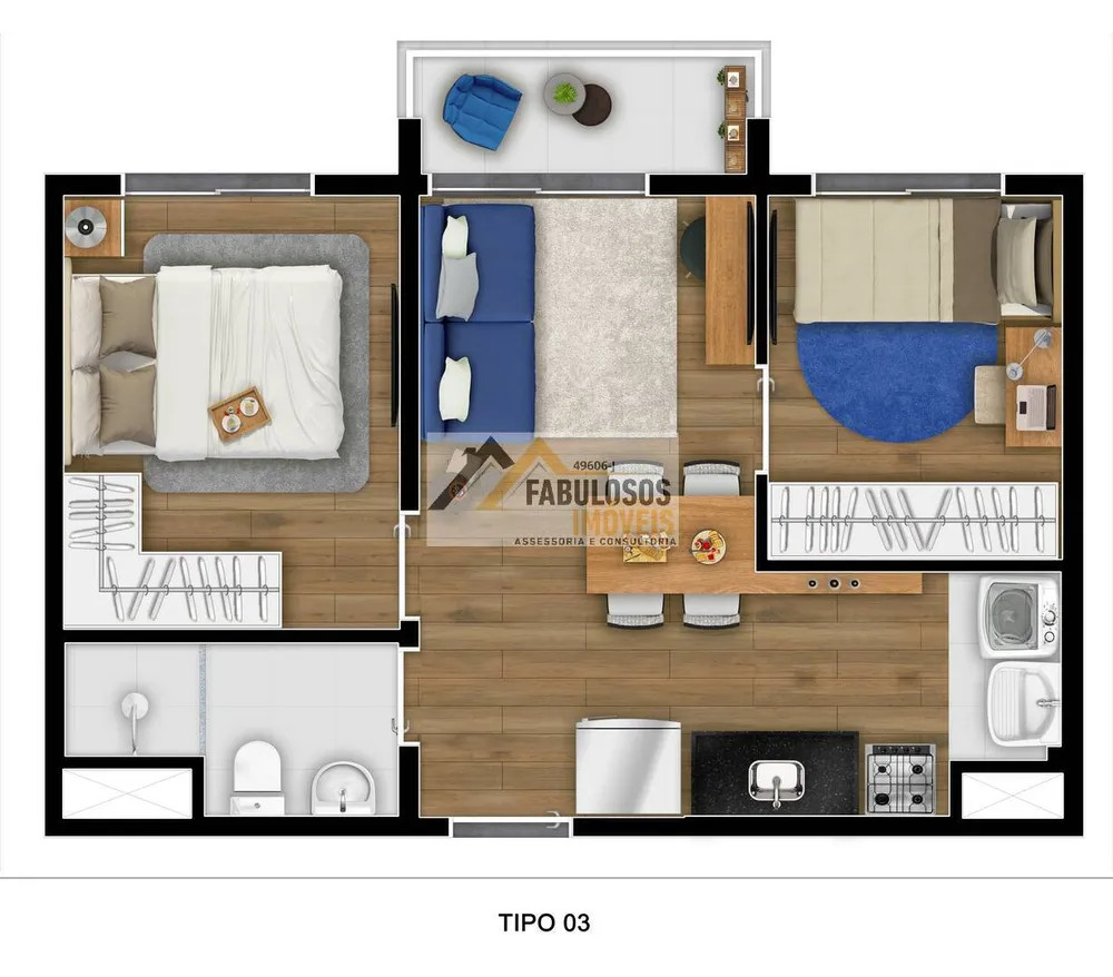 Apartamento, 26 m² - Foto 11