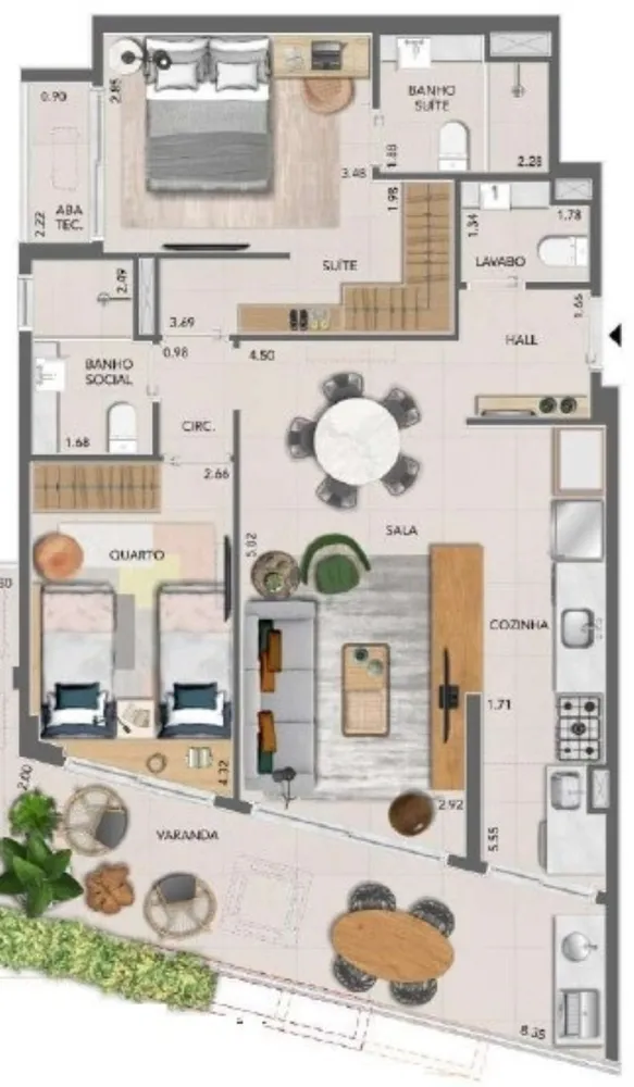 Apartamento, 3 quartos, 102 m² - Foto 22