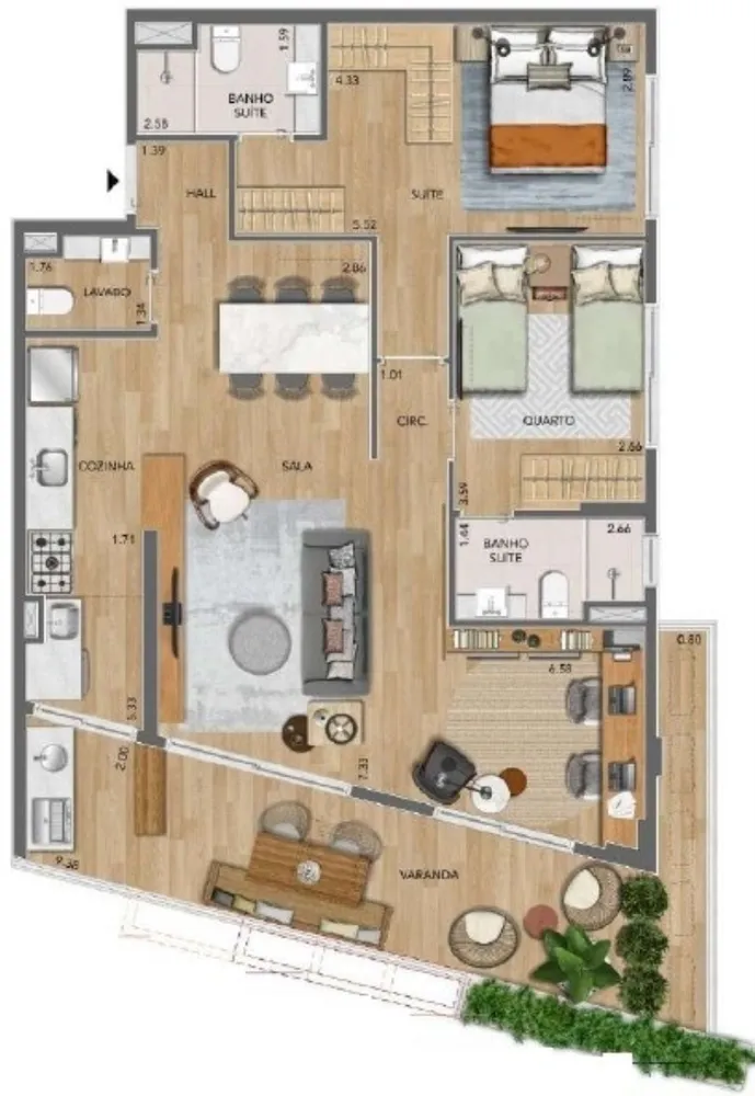 Apartamento, 3 quartos, 102 m² - Foto 17