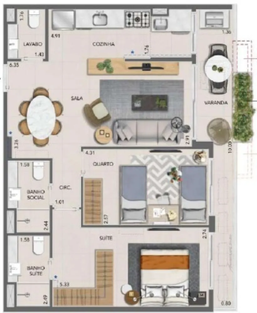 Apartamento, 3 quartos, 102 m² - Foto 24