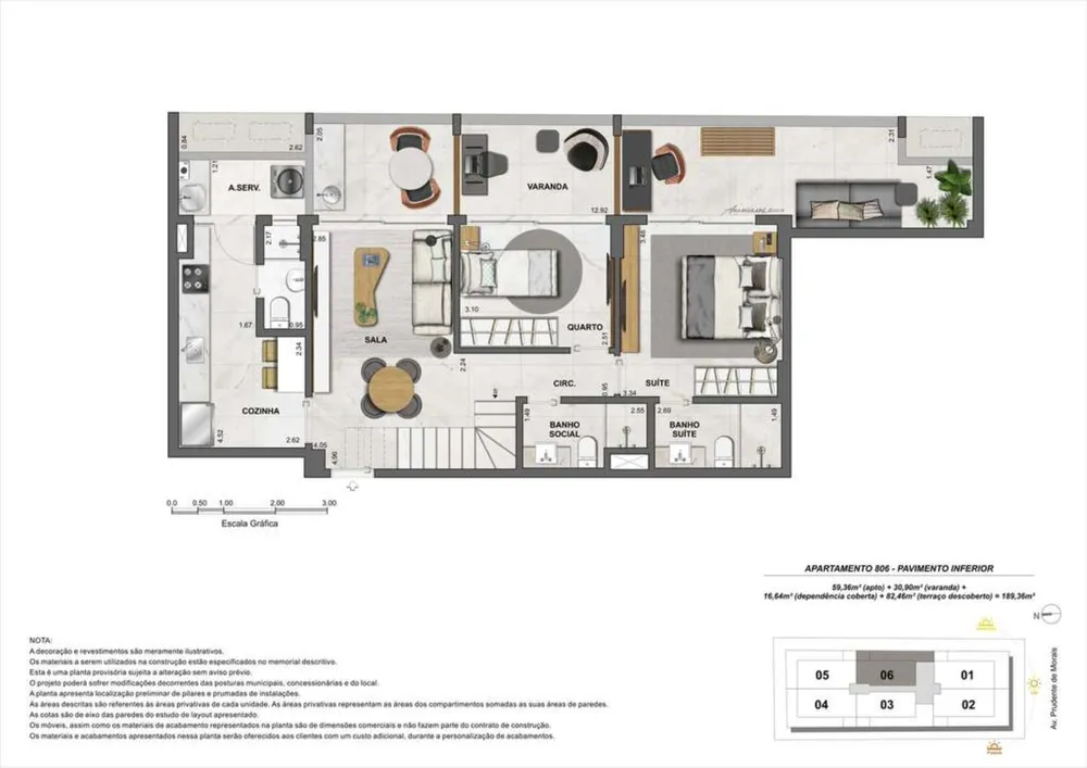 Apartamento, 2 quartos, 99 m² - Foto 2
