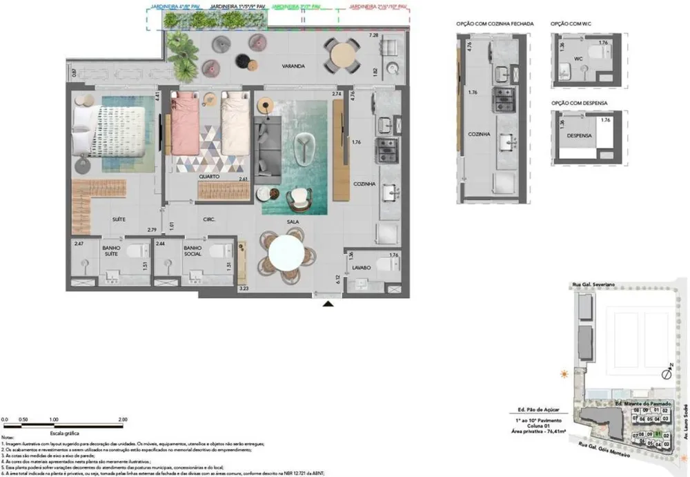 Apartamento, 2 quartos, 76 m² - Foto 14