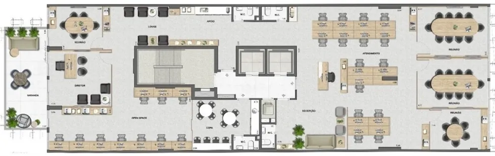 Sala-Conjunto, 52 m² - Foto 21