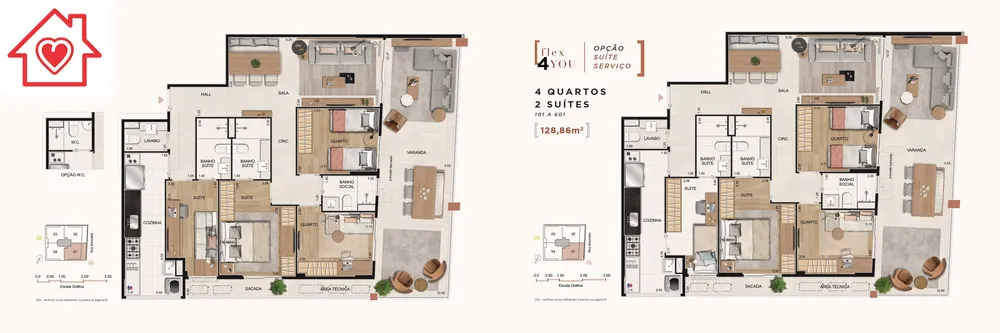 Cobertura, 4 quartos, 128 m² - Foto 30