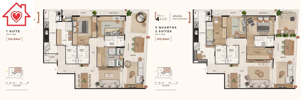 Cobertura, 4 quartos, 128 m² - Foto 2