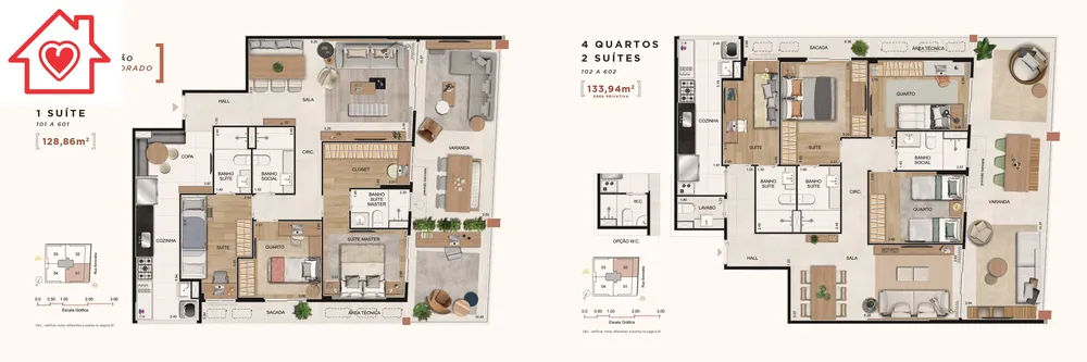 Cobertura, 4 quartos, 128 m² - Foto 22