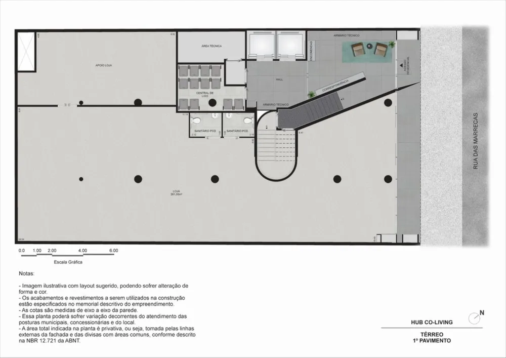 Loja-Salão, 261 m² - Foto 3