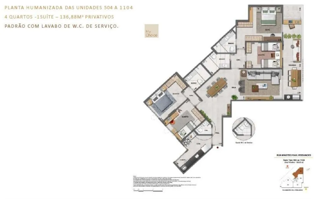 Apartamento, 4 quartos, 130 m² - Foto 12