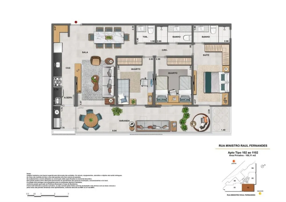 Apartamento, 4 quartos, 130 m² - Foto 24