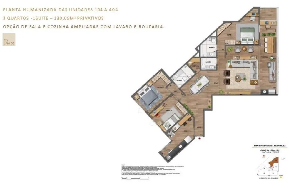 Apartamento, 4 quartos, 130 m² - Foto 3