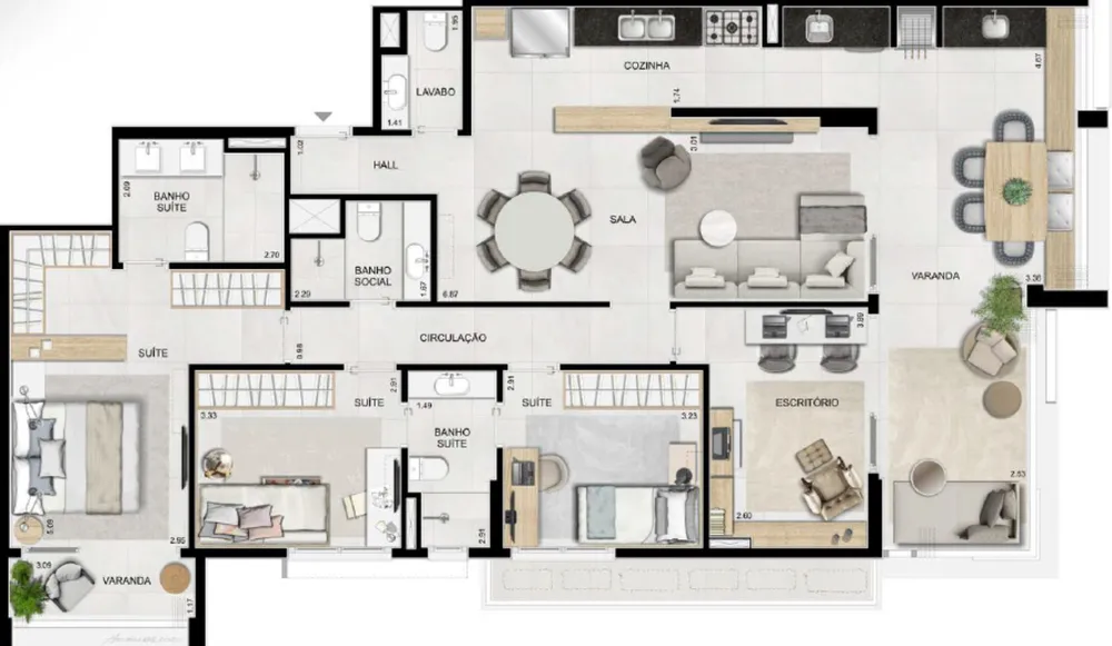 Apartamento, 4 quartos, 139 m² - Foto 20