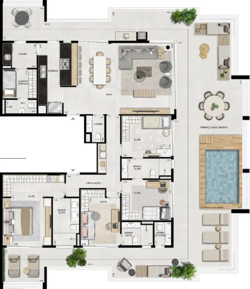 Apartamento, 4 quartos, 139 m² - Foto 11