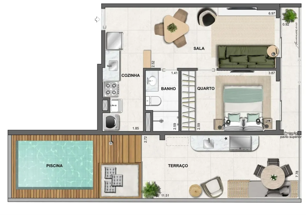 Apartamento, 2 quartos, 137 m² - Foto 9