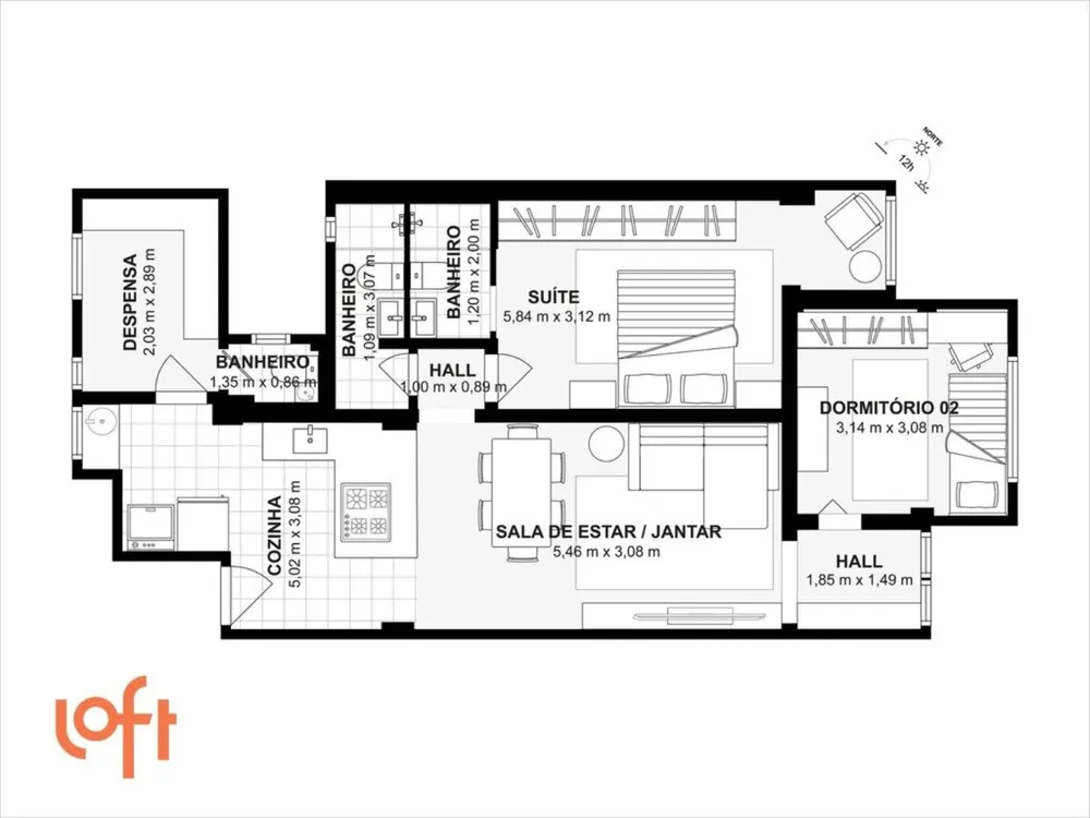 Apartamento, 2 quartos, 77 m² - Foto 24