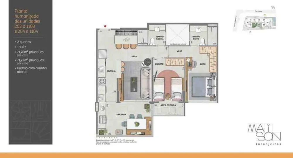 Apartamento, 2 quartos, 74 m² - Foto 31