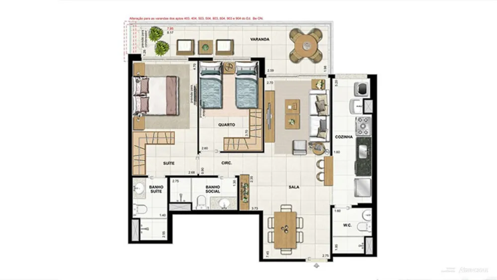 Apartamento, 2 quartos, 88 m² - Foto 17