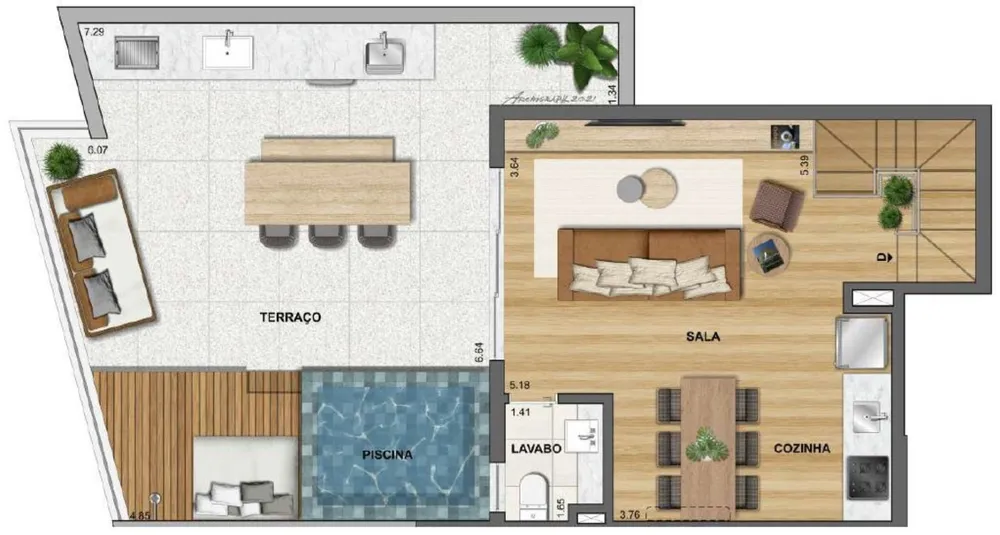 Apartamento, 2 quartos, 81 m² - Foto 3