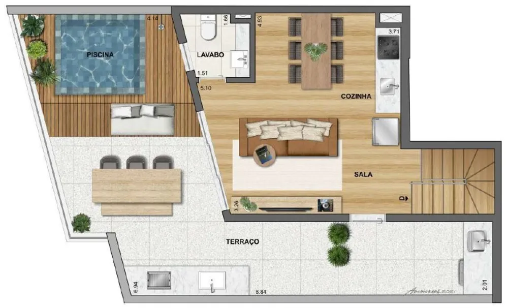Apartamento, 2 quartos, 81 m² - Foto 16