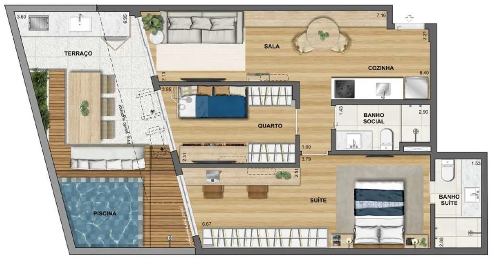 Apartamento, 2 quartos, 81 m² - Foto 21