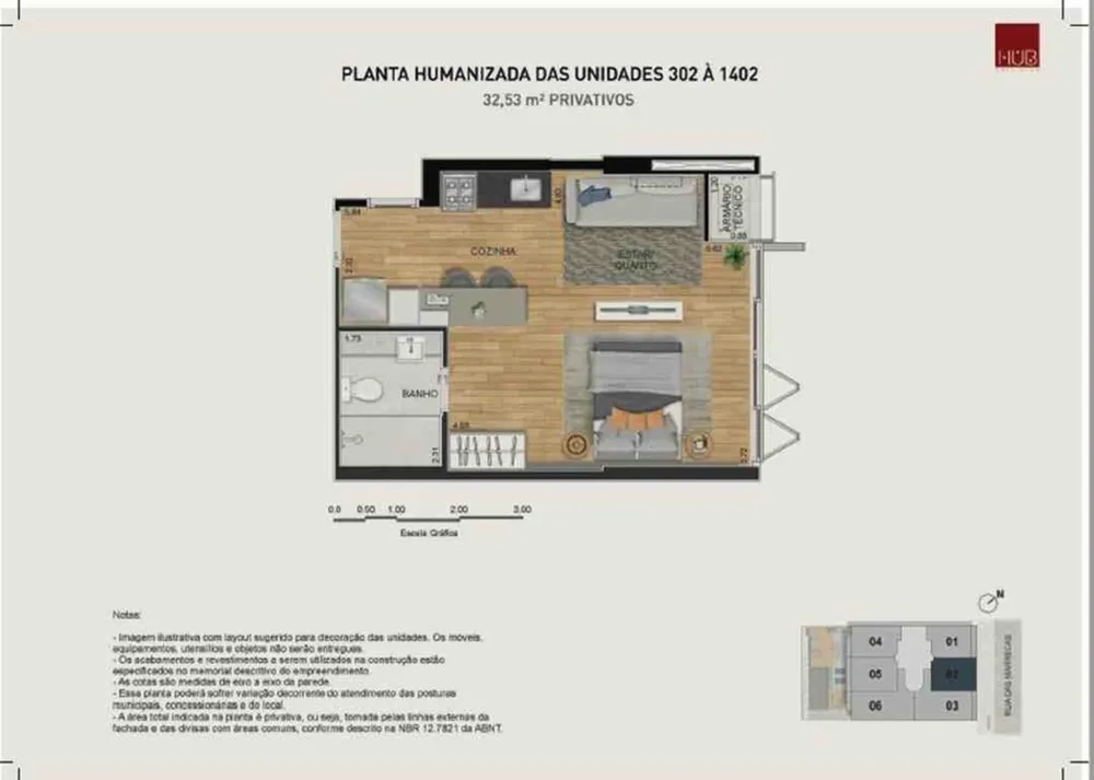 Apartamento, 1 quarto, 32 m² - Foto 13