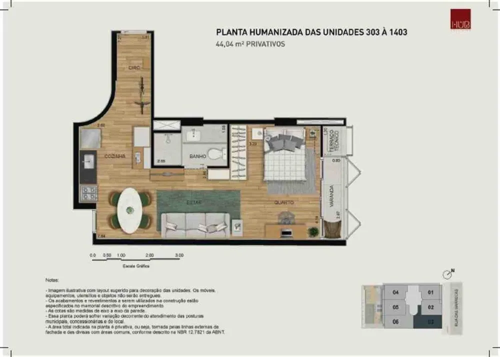 Apartamento, 1 quarto, 36 m² - Foto 10