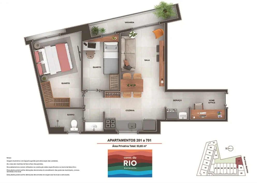 Apartamento, 1 quarto, 31 m² - Foto 3