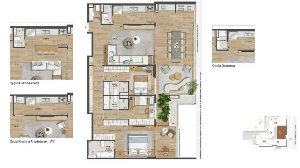 Apartamento, 4 quartos, 166 m² - Foto 24
