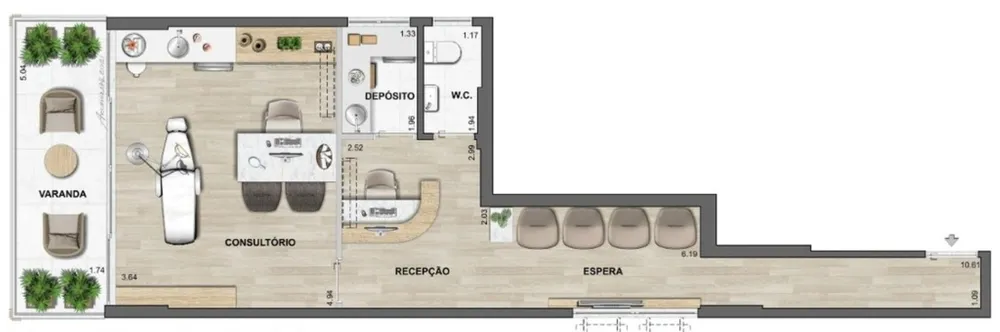 Sala-Conjunto, 52 m² - Foto 13