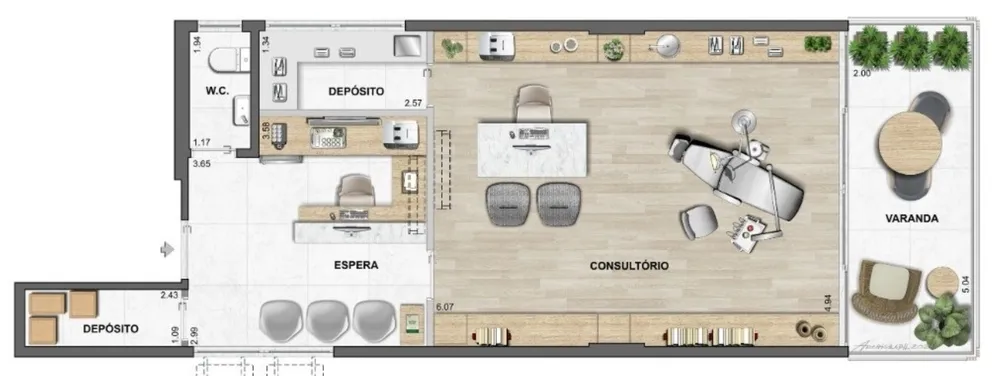Sala-Conjunto, 52 m² - Foto 14