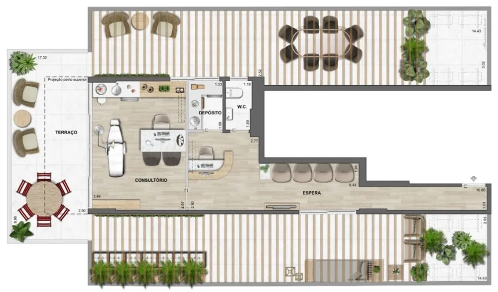 Sala-Conjunto, 52 m² - Foto 17