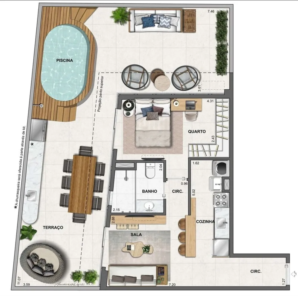 Cobertura, 2 quartos, 125 m² - Foto 23