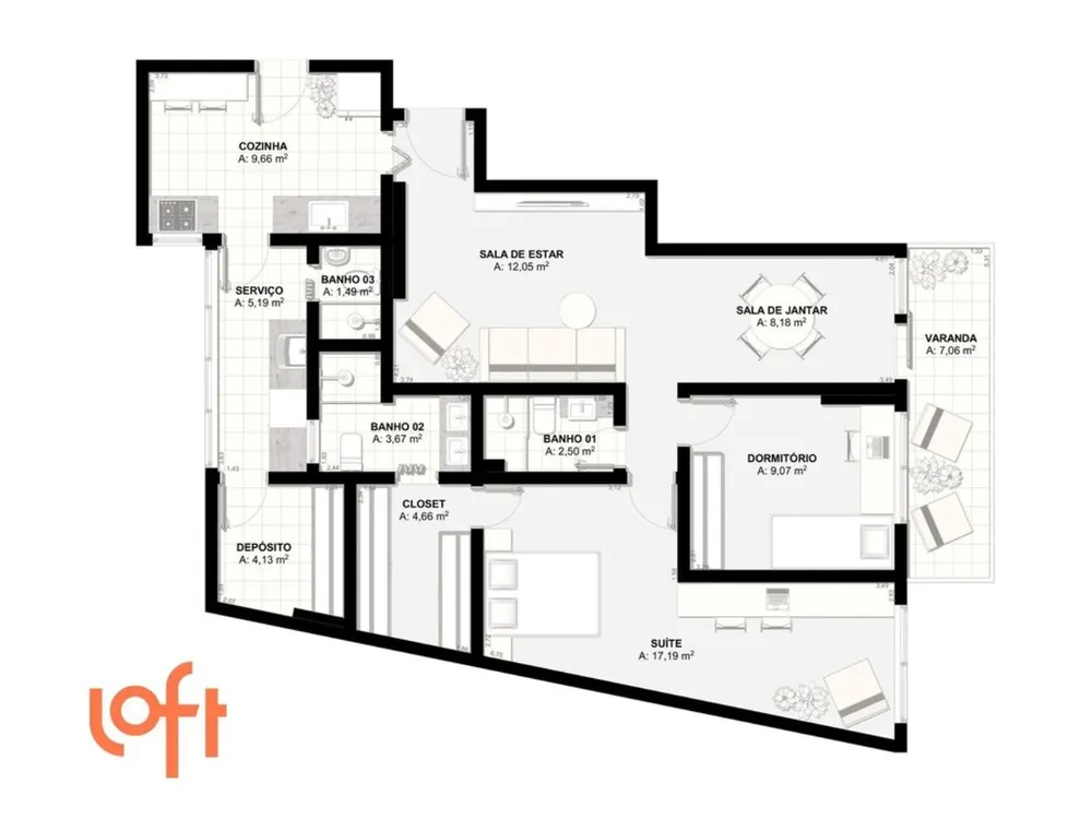 Apartamento, 2 quartos, 99 m² - Foto 14