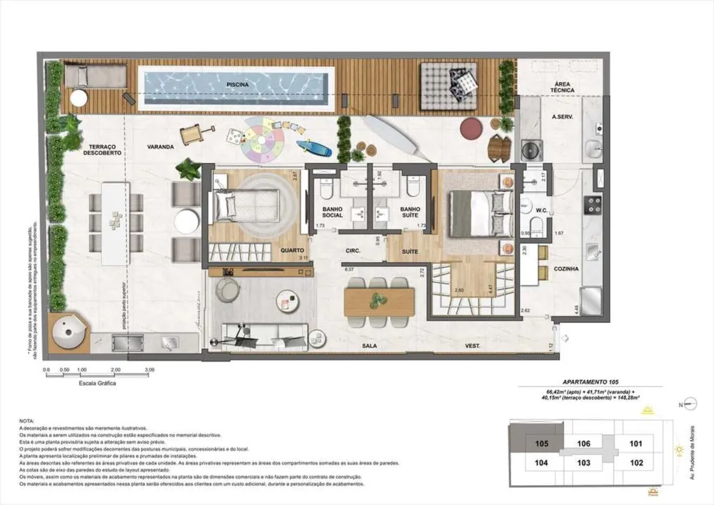 Apartamento, 2 quartos, 113 m² - Foto 12