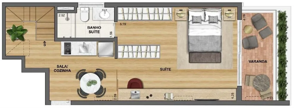 Cobertura, 3 quartos, 133 m² - Foto 22