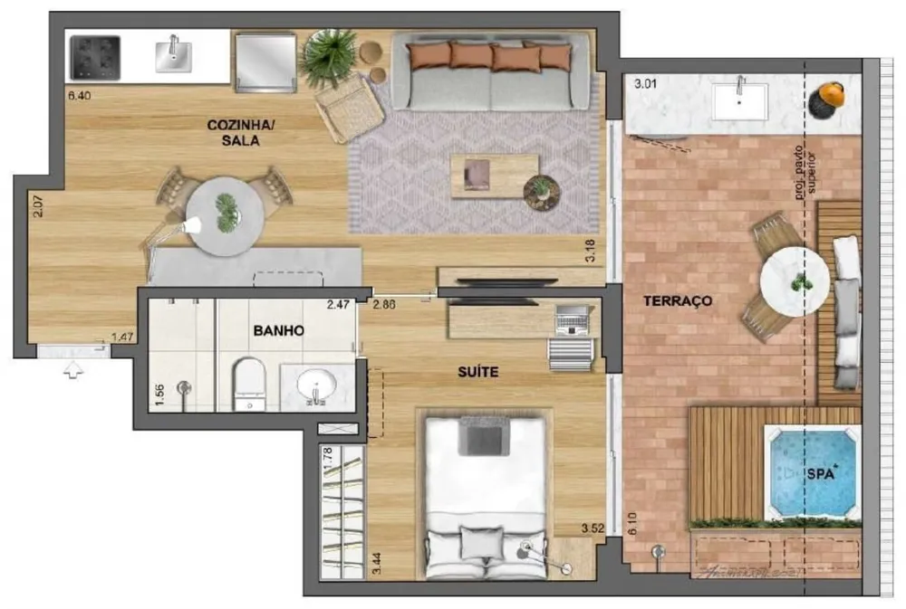 Cobertura, 3 quartos, 133 m² - Foto 18