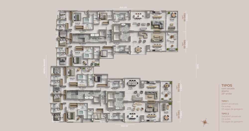 Apartamento, 4 quartos, 250 m² - Foto 11