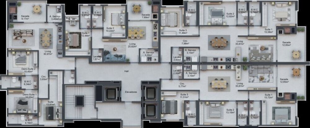 Apartamento, 3 quartos, 125 m² - Foto 15