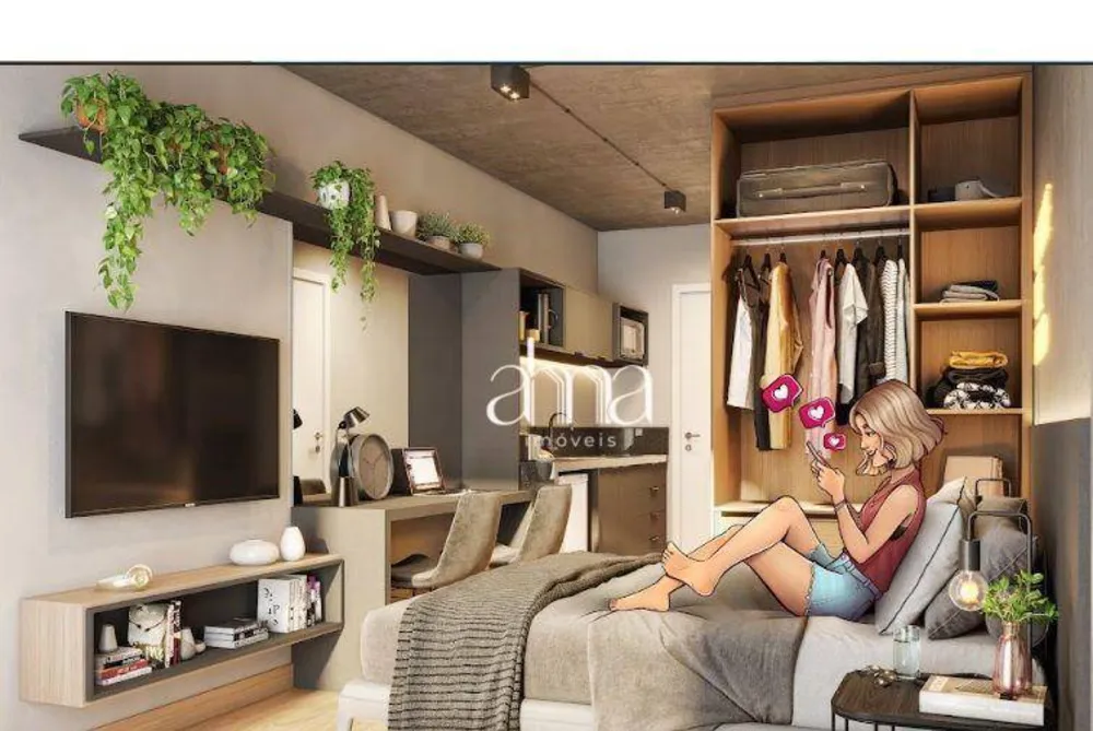 Kitnet-Studio, 19 m² - Foto 1