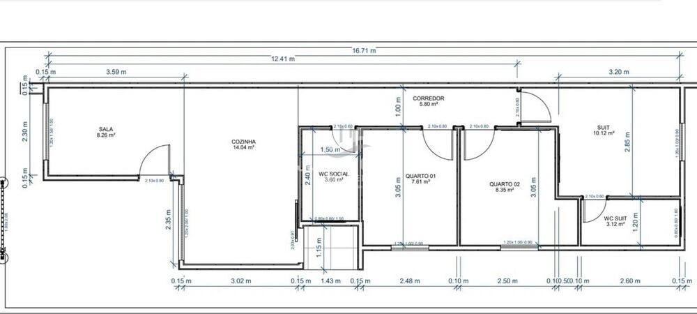 Casa, 3 quartos, 61 m² - Foto 3