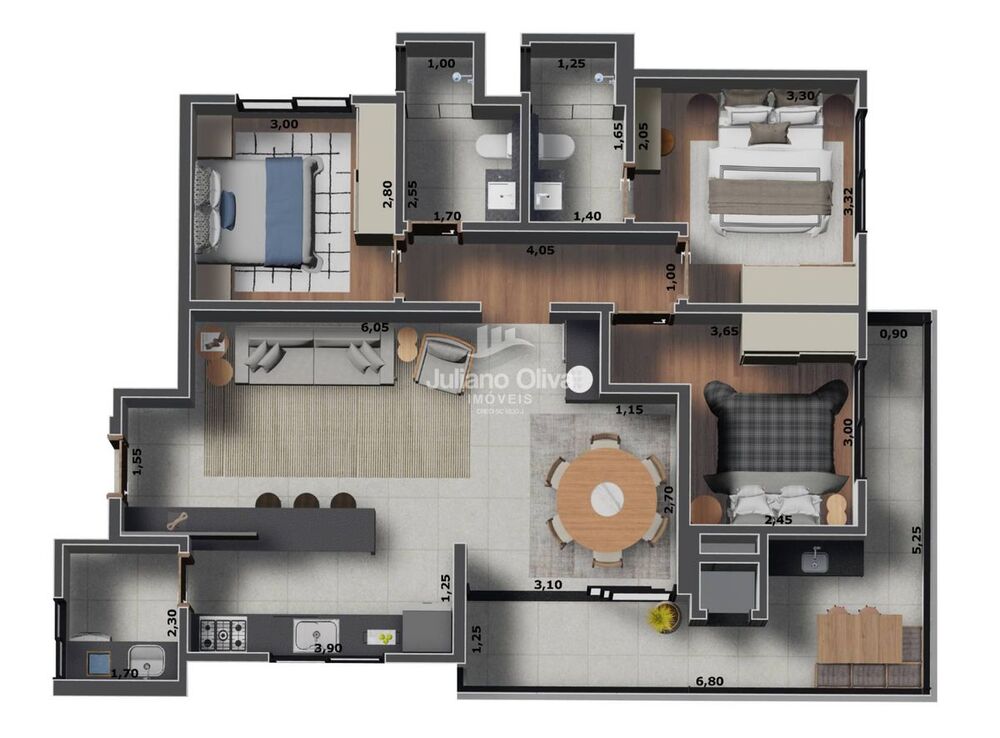 Apartamento, 3 quartos, 94 m² - Foto 5