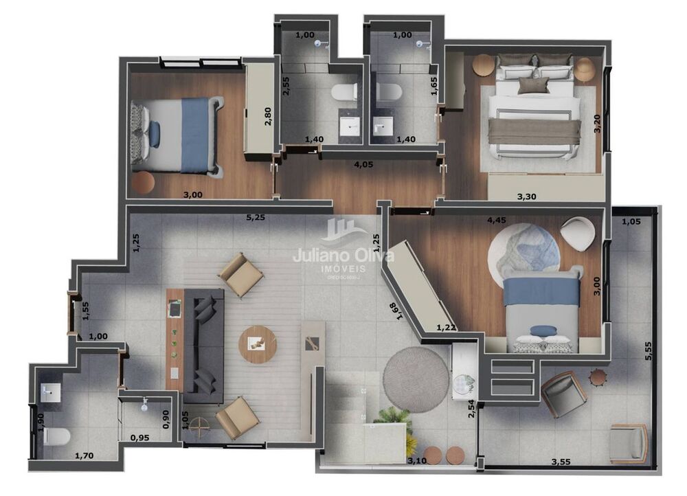 Apartamento, 3 quartos, 94 m² - Foto 8